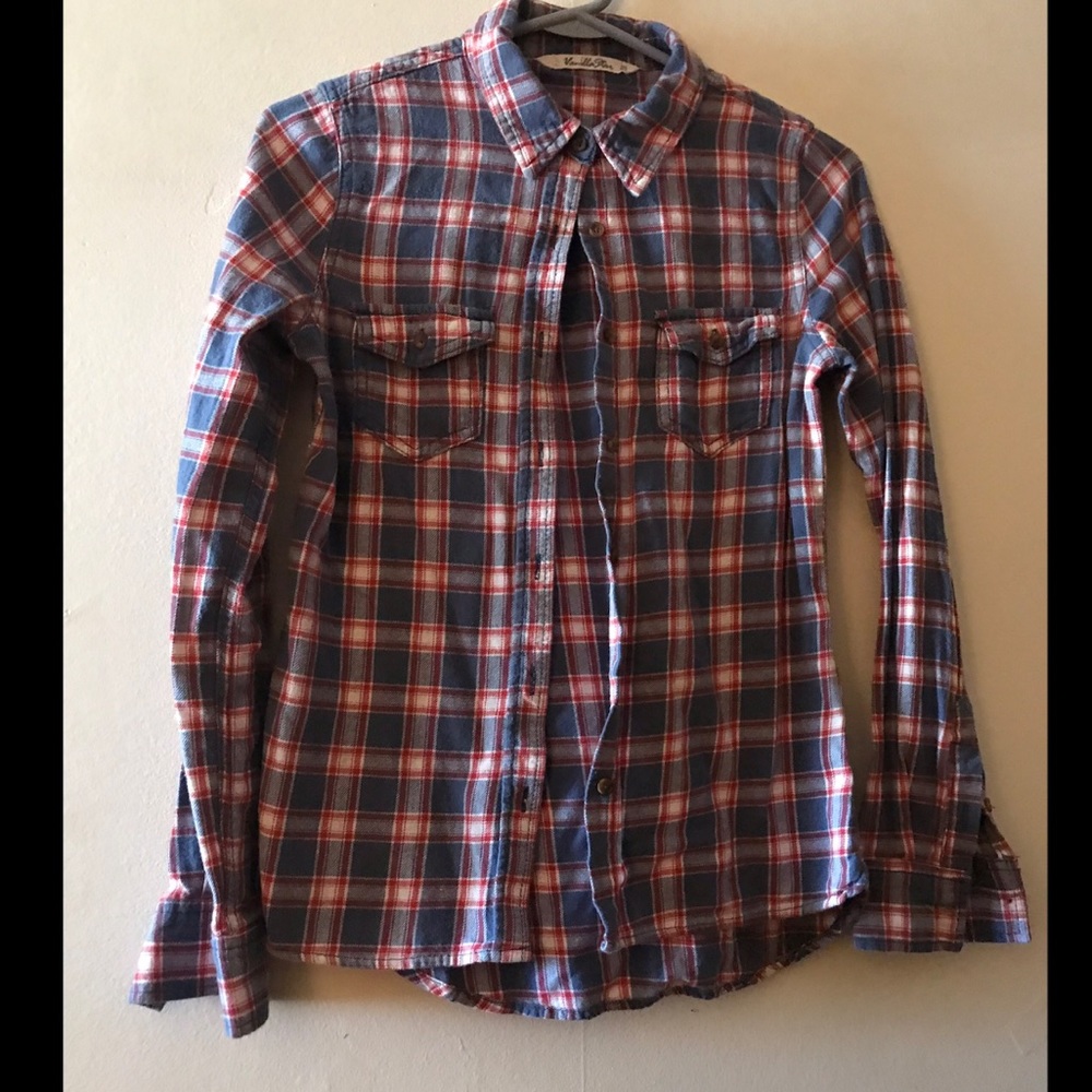 Plaid long sleeve